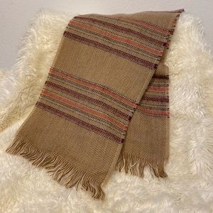 💫 Vintage • Acrylic Frayed Edge Scarf